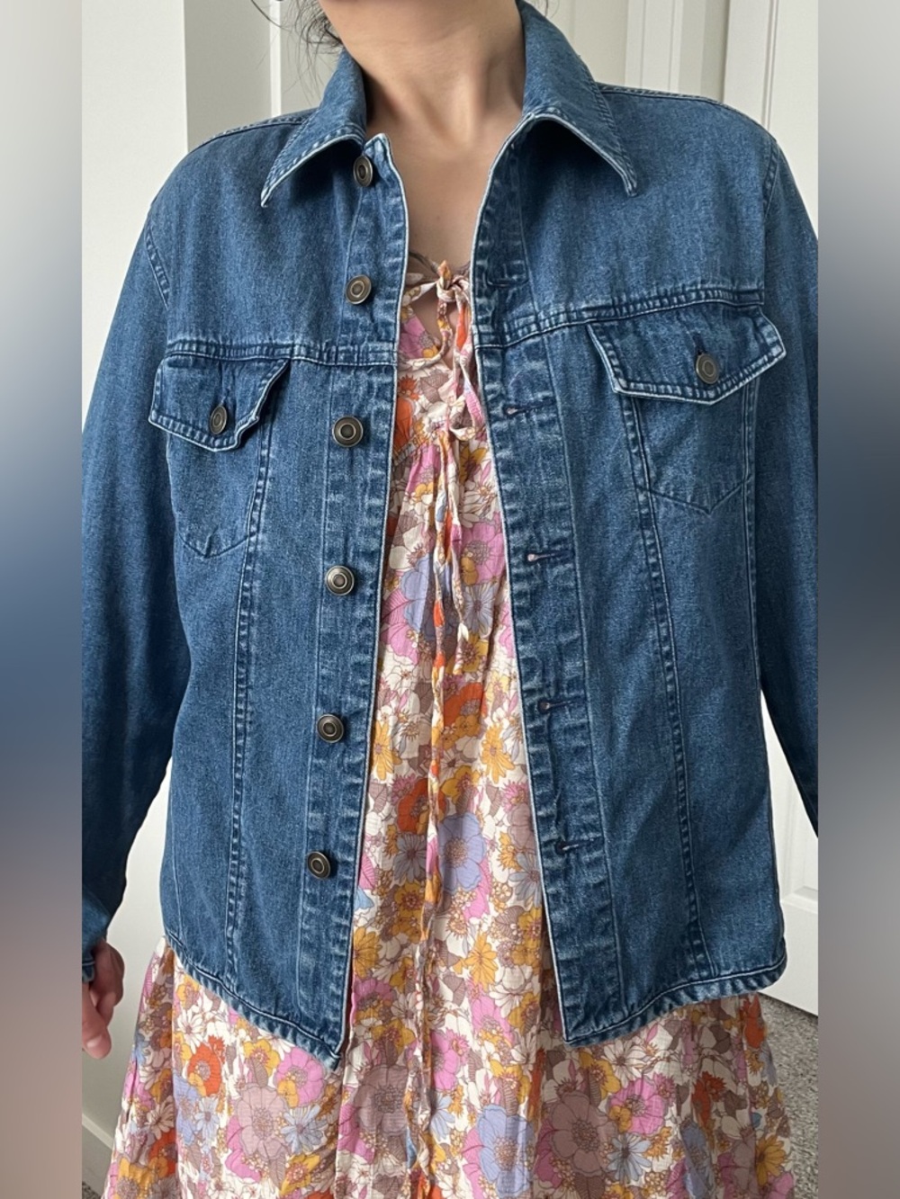3 FOR $50 ｜ OUTLINE Blue Denim Jacket – Size S